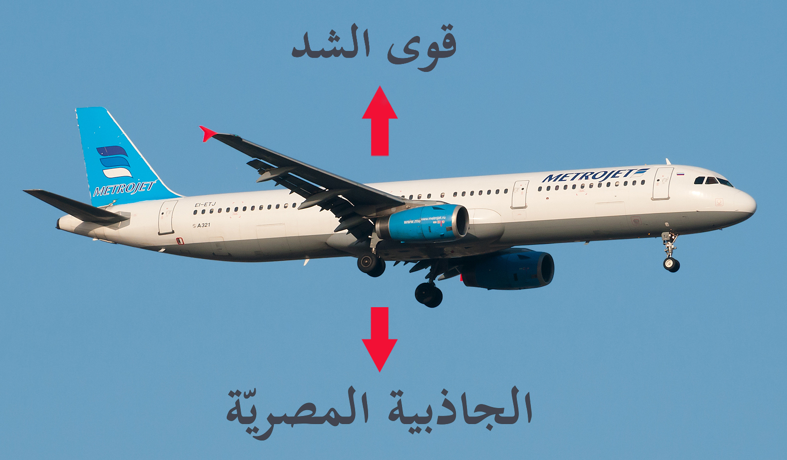 صورة مصر: الجاذبية الأرضية أسقطت الطائرة الروسية