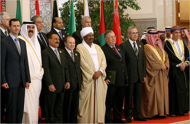 صورة ملك السعودية يلهم زعماء المنطقة بأسلوب السلالة اللامنتهية