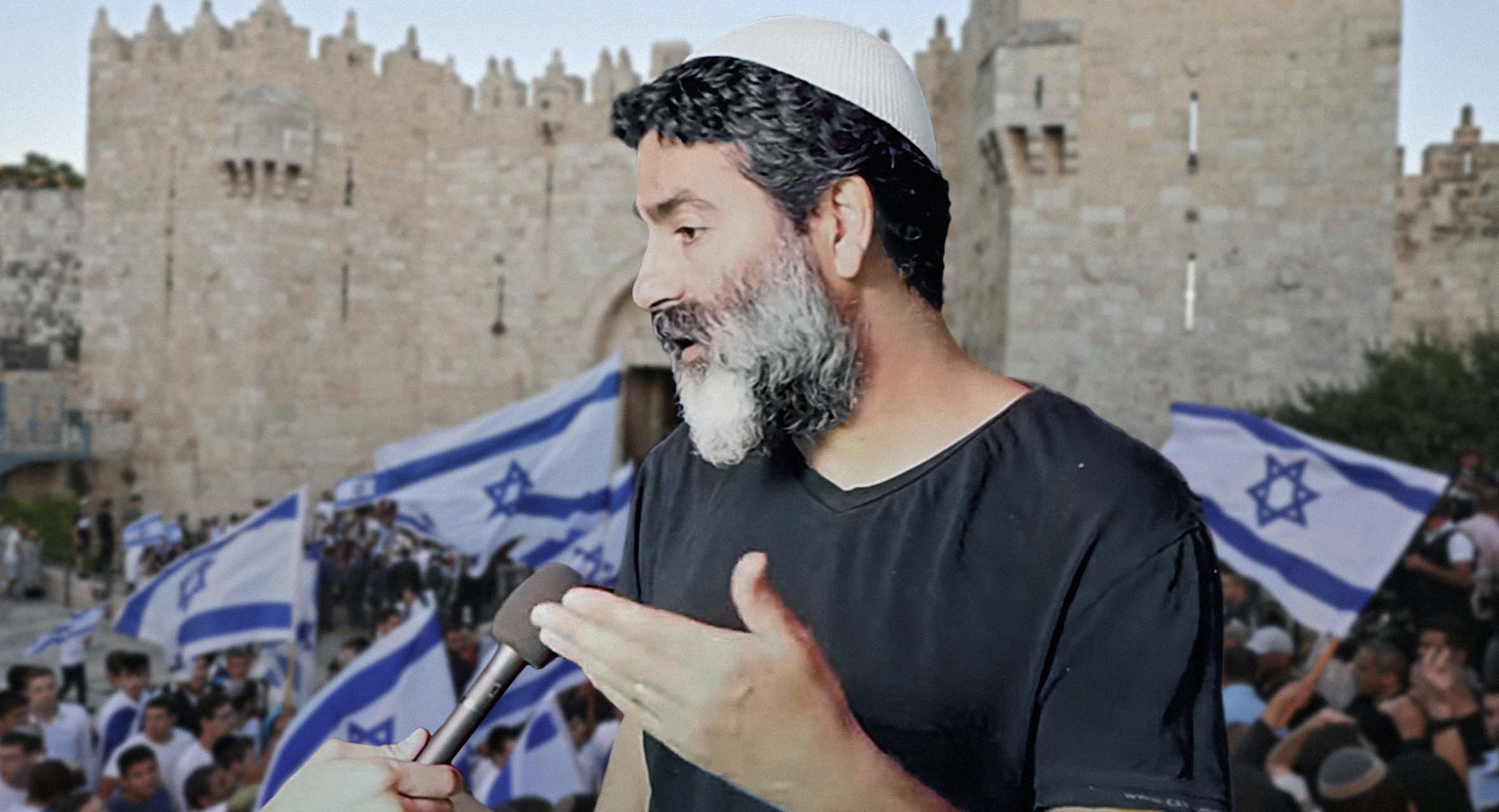 صورة مستوطن يؤكد أنه لم يكن ليتمنى الموت للعرب لو أنهم ماتوا فعلاً