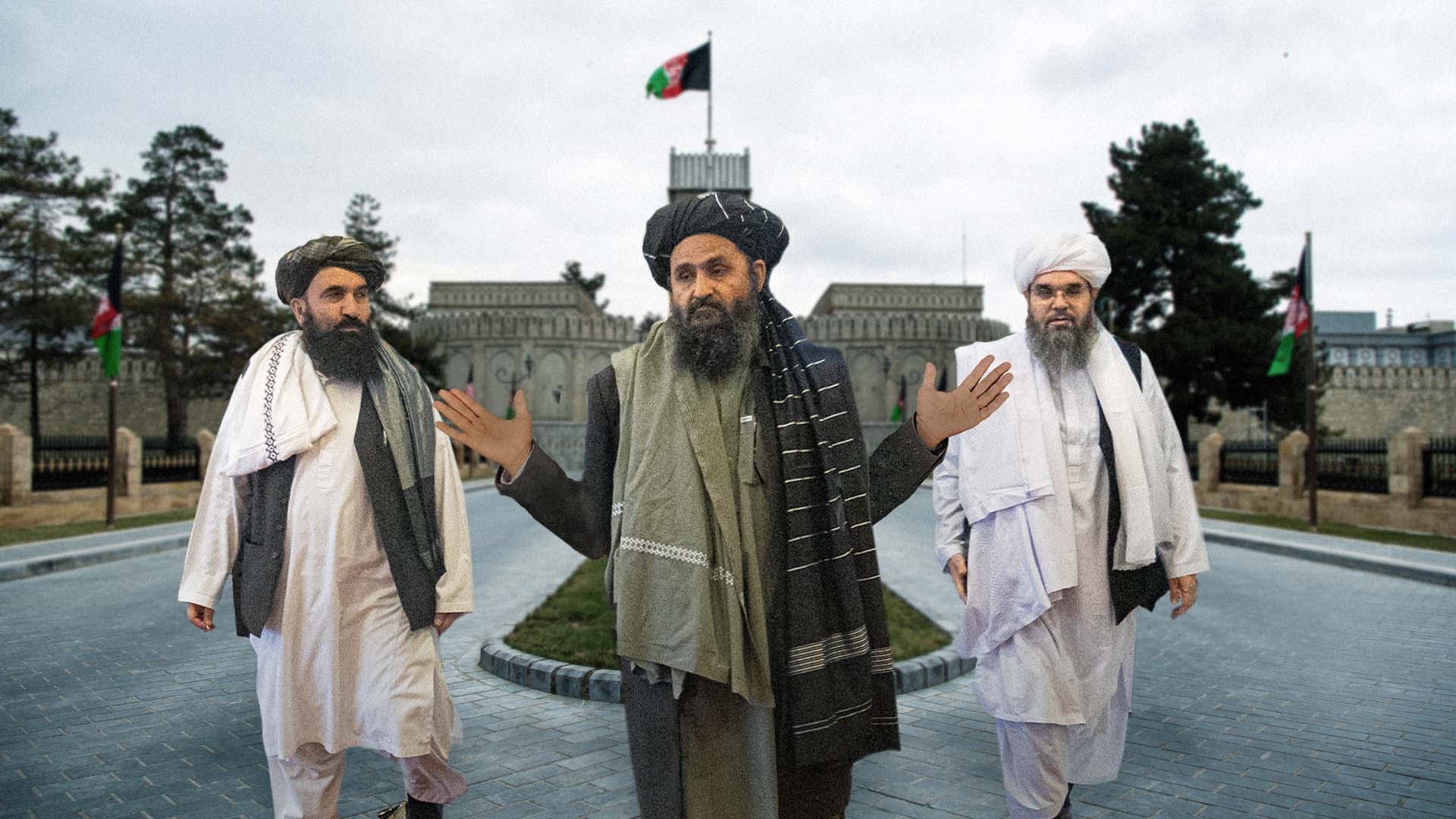 صورة طالبان تنتقد عدم إكمال أمريكا الجميل وترك سجاد أحمر على طريق القصر الرئاسي