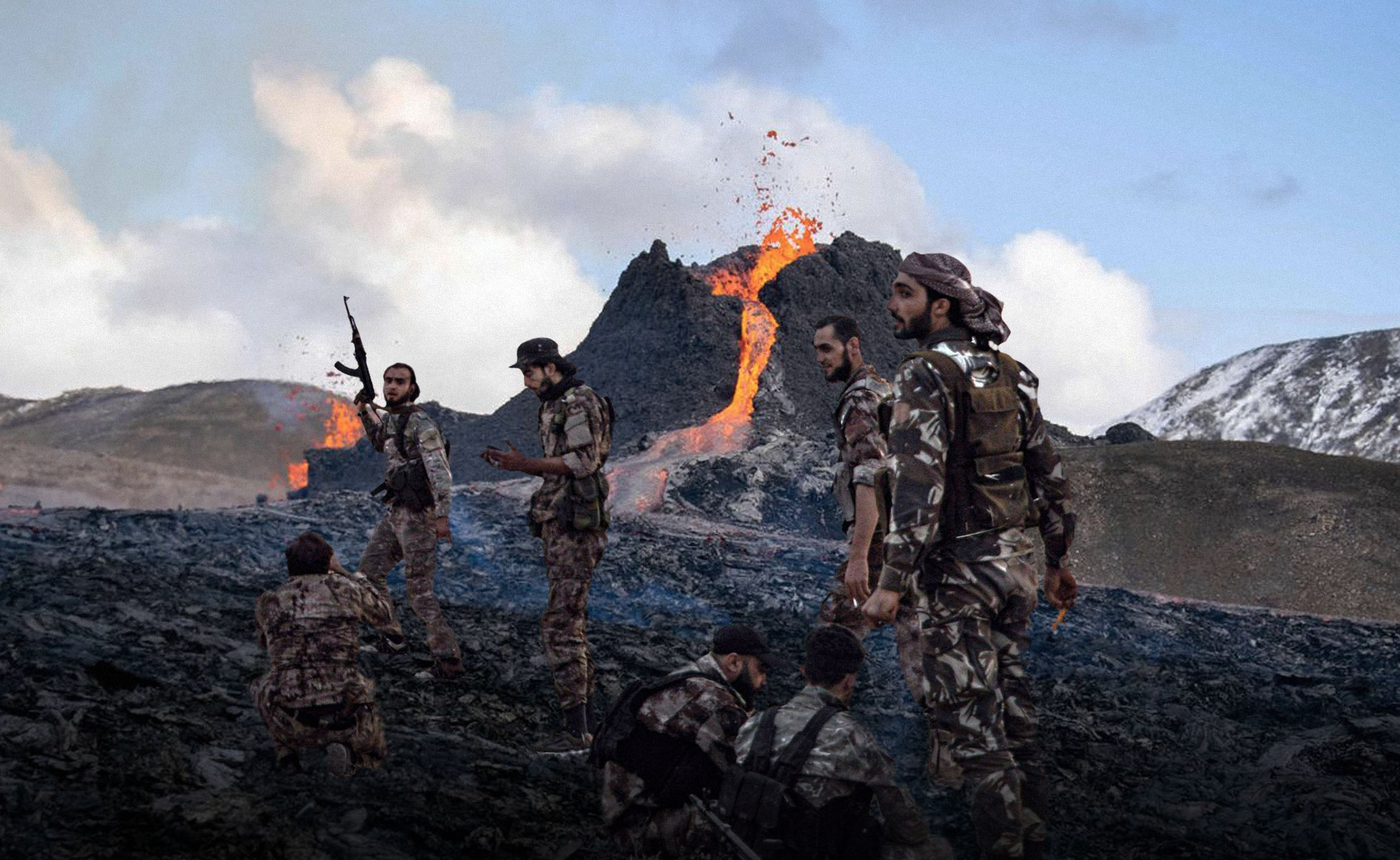 صورة الإمارات تمول كتيبة من المرتزقة لإخماد ثورة بركان لاس بالماس