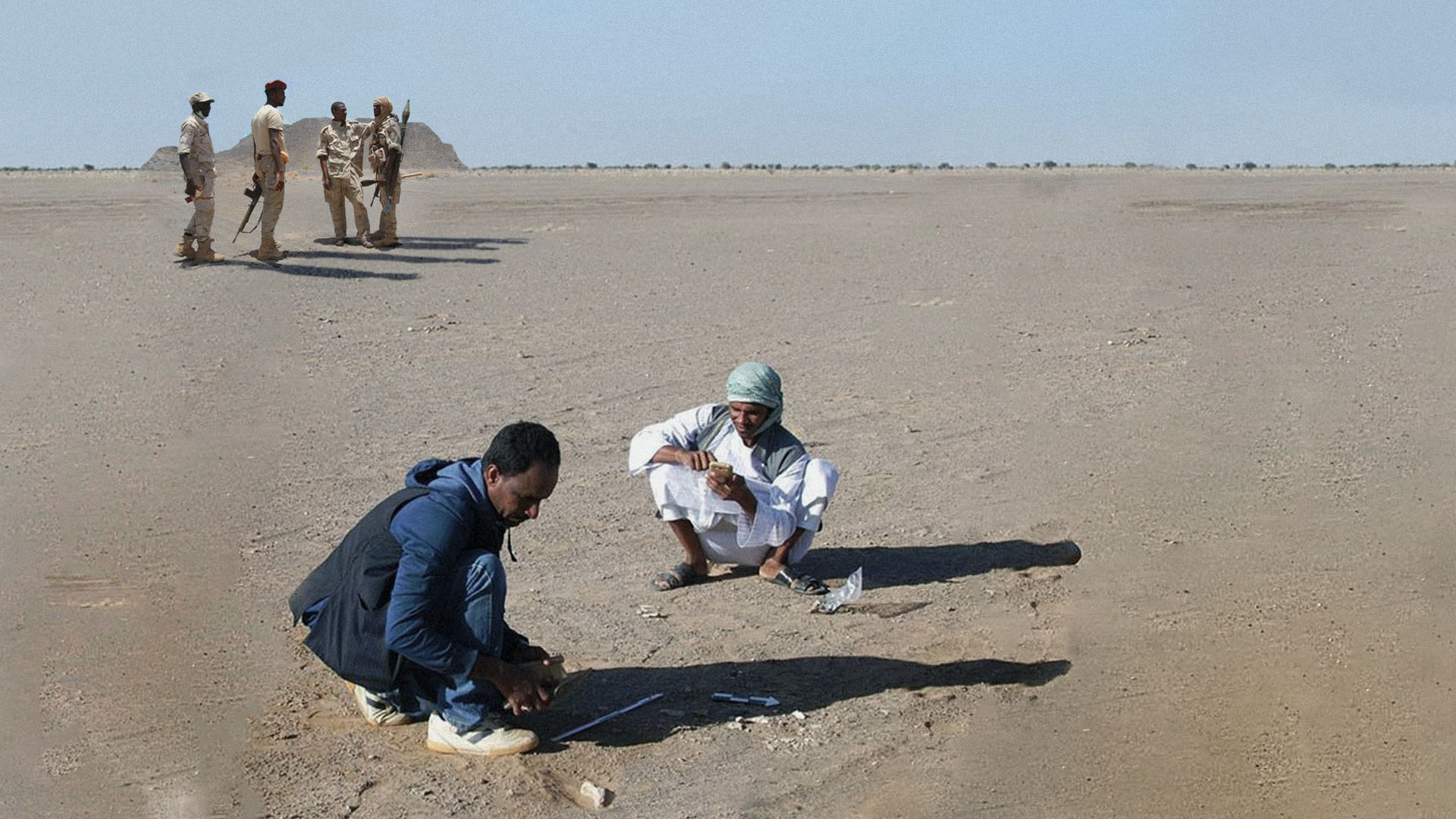 صورة السودان: جيولوجيون يكتشفون حفنة من تراب الصحراء لا يمتلكها الجيش وقوى التدخل السريع