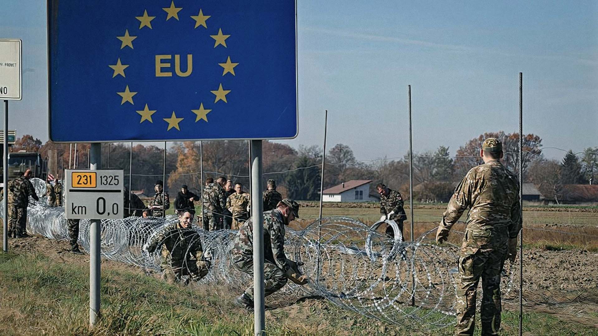 صورة أوروبا تعيد تدوير الجدران التي أسقطتها داخلها كأسوار حولها 