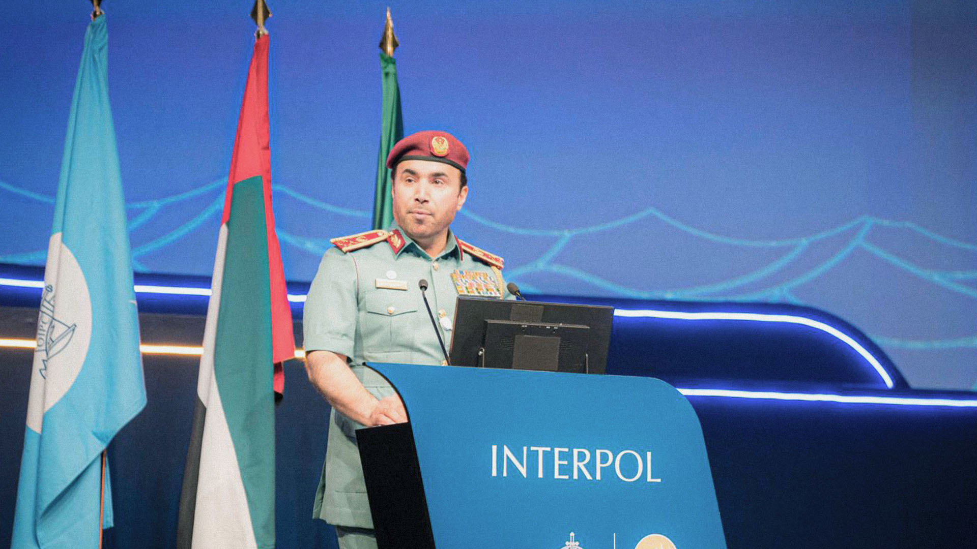 صورة المرشح الإماراتي لرئاسة إنتربول يتعهد بتطوير منظومة التعذيب الدولية