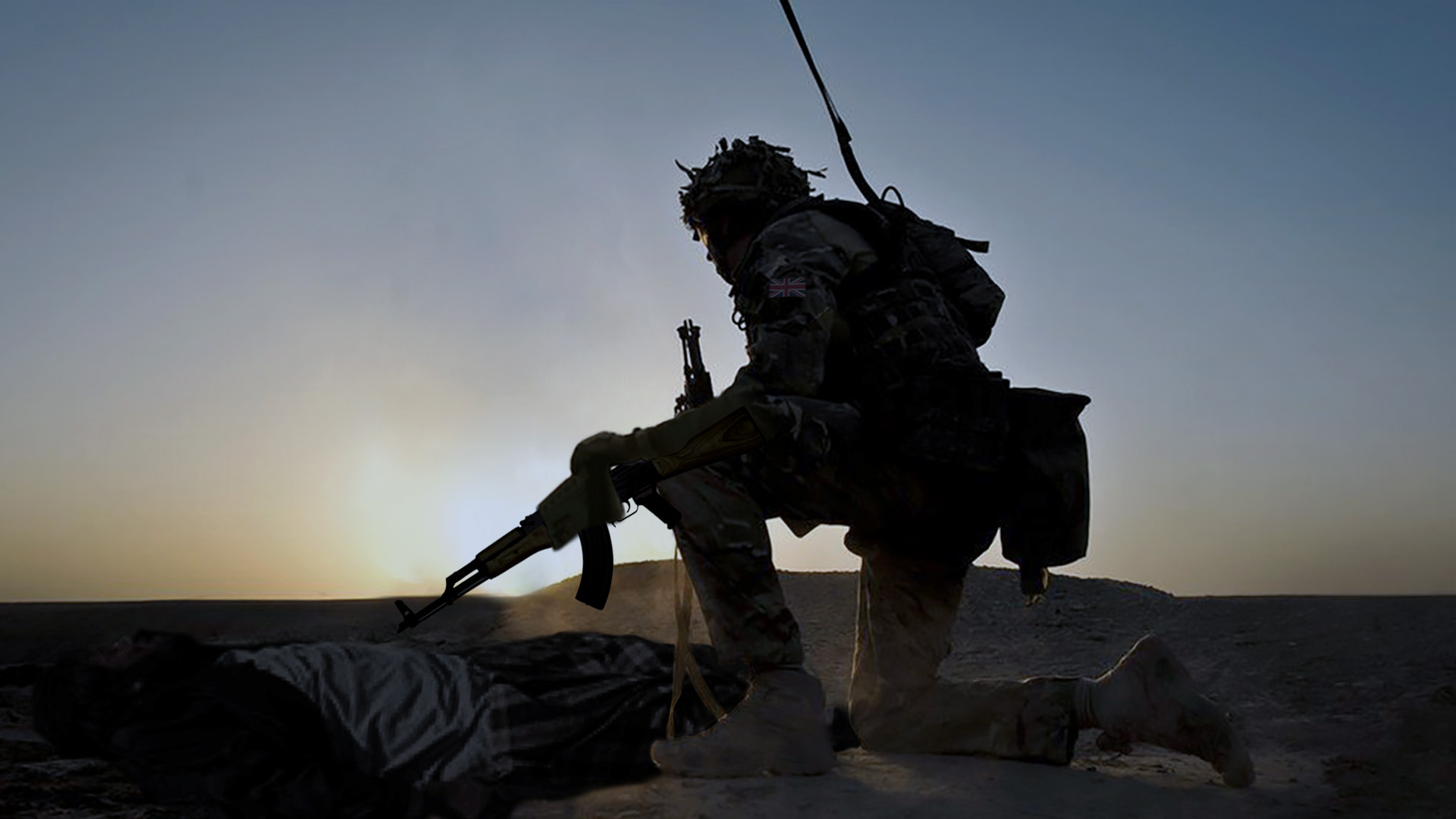 صورة الجيش البريطاني يثبت إنسانيته بدليل محاولته التستر على قتله مدنيين أفغان