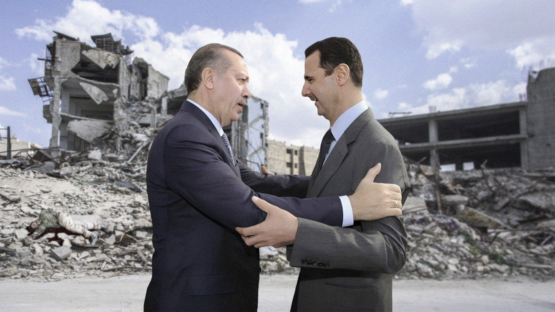 Erdogan Rebukes Assad for Not Finding His Prank Support of Opposition with Arms and Resources Amusing image