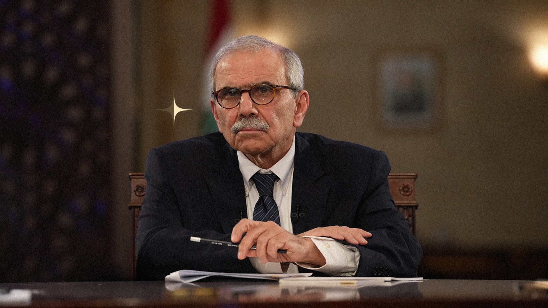  صورة نوَّاف سلام: نصف لمعة