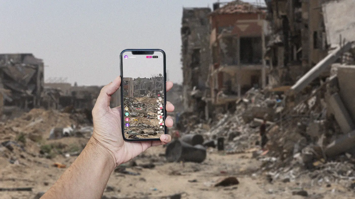 Gazan Offers Front-Row Seat to 'Right Side of History' To Instagram Activists image