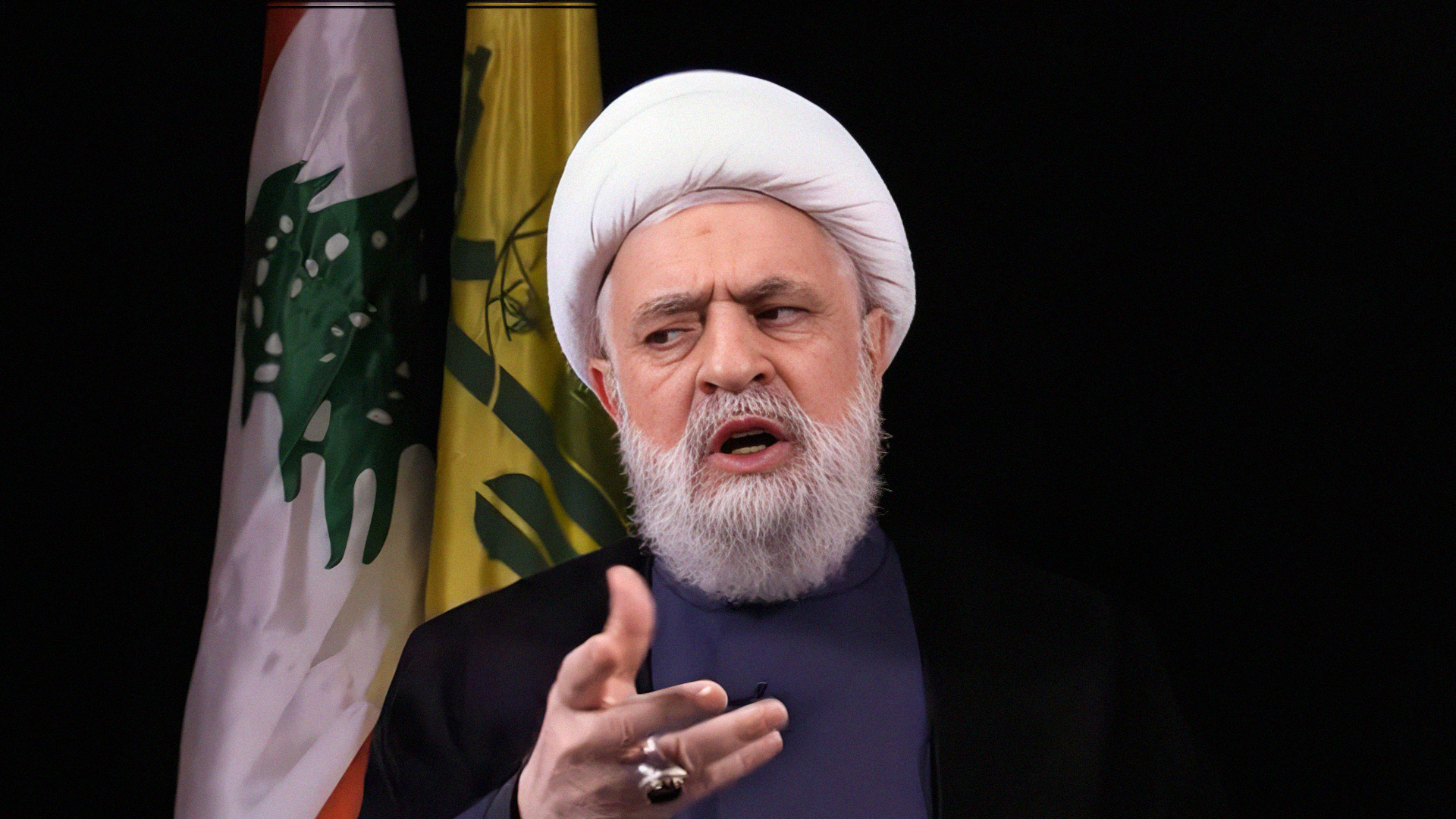 صورة نعيم قاسم يؤكد أنَّ سيكي لح لح المقـ مقـ  خط أح مر مر