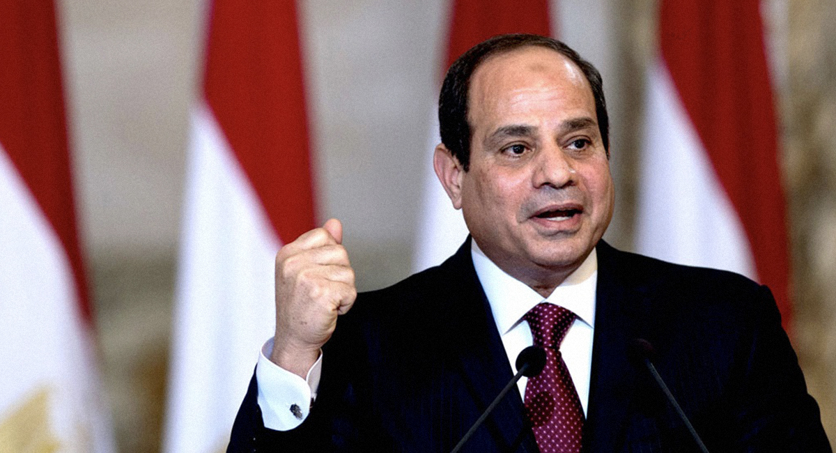 صورة السيسي يؤكد للمصريين أن هذا آخر تعديل دستوري ستشهده البلاد ولن يسمح للدستور بإزعاجهم بعدها