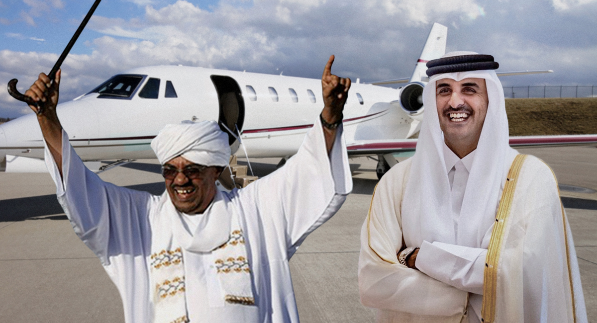 صورة قطر تُعلن دعمها للكفاح المُسلح الذي يقوده البشير ضد الشعب السوداني الغاشم