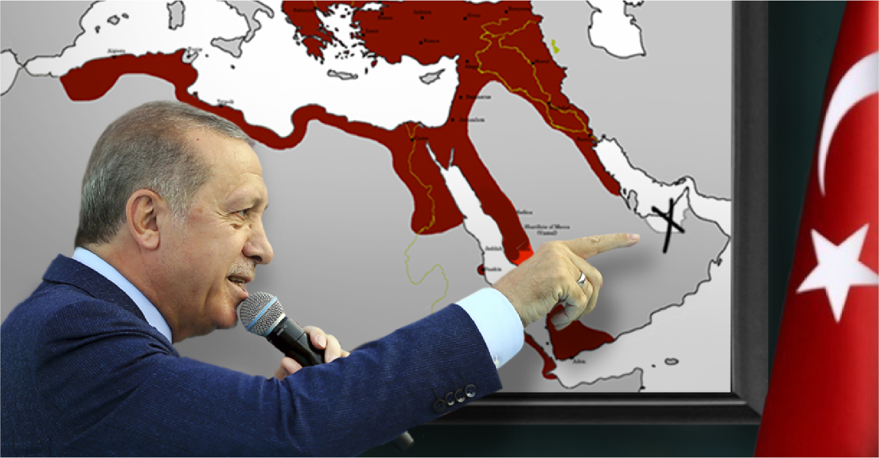 صورة إردوغان يصدر قراراً بفصل ولاية الإمارات عن الدولة العثمانية