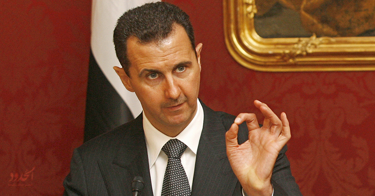 صورة الأسد يندد بإعدام 13 ألفاً من المعتقلين، ويؤكد أن بإمكانه القيام بأفضل من ذلك