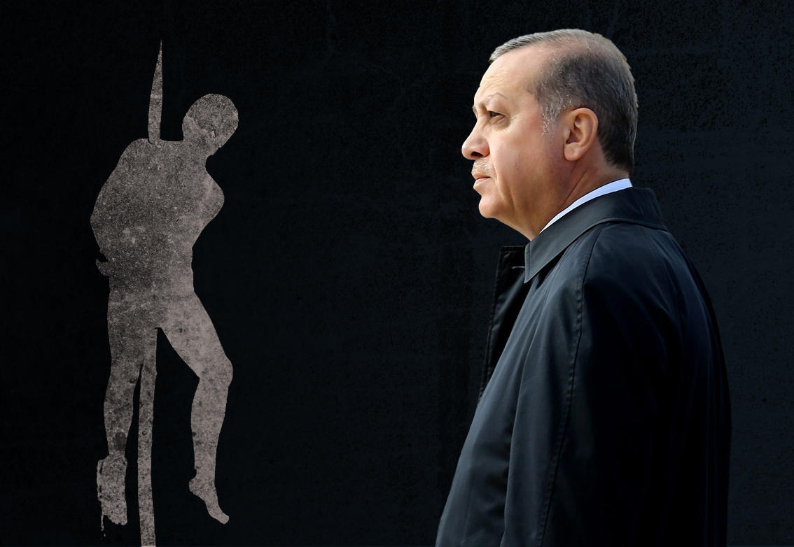 صورة أردوغان يطرح مشروع قانون لإعادة عقوبة الخازوق