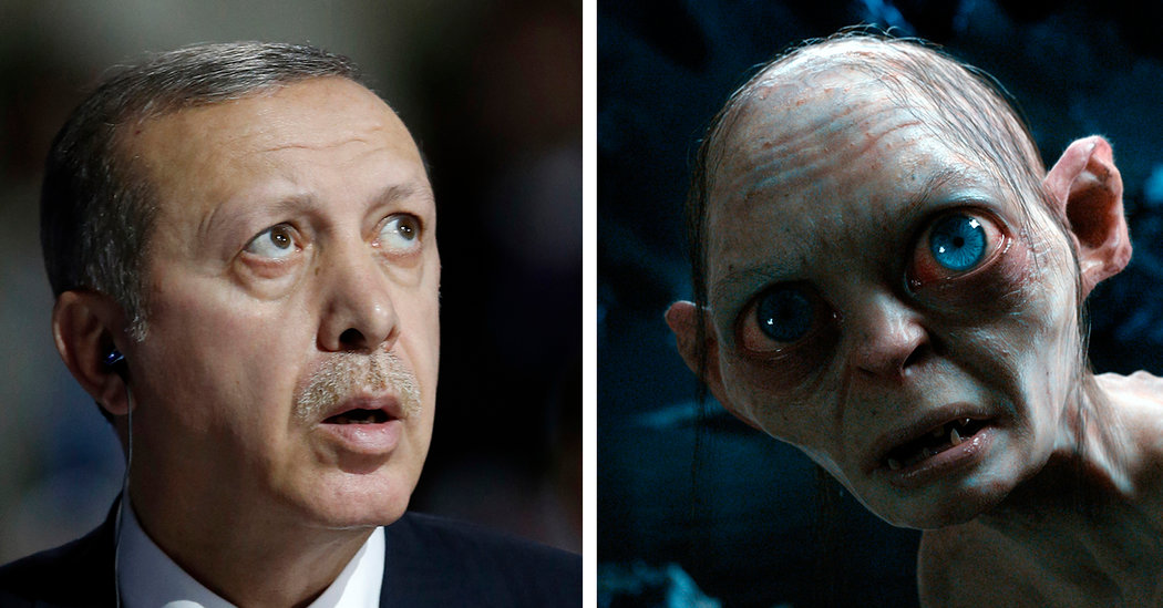 صورة أردوغان يمنع تشبيهه بأي من الحيوانات والقوارض والحشرات والقمامة