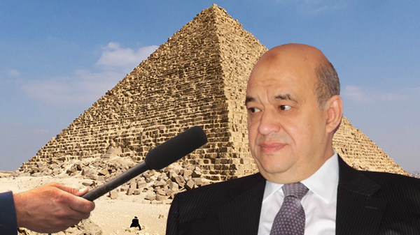 صورة وزير السياحة المصرية في مقابلة حصرية مع الحدود