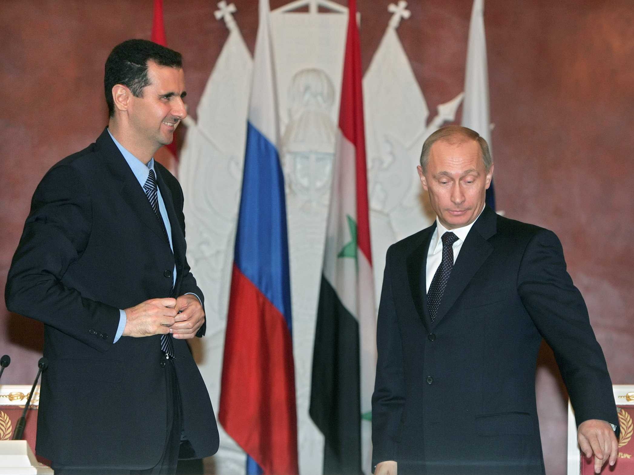 صورة الأسد يصاب بالإسهال بعد رفع روسيا للغطاء الجوّي